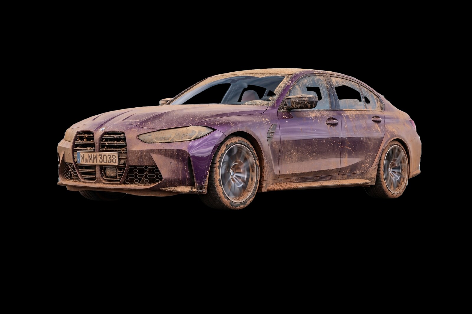 BMW M3 dirty — before detailing